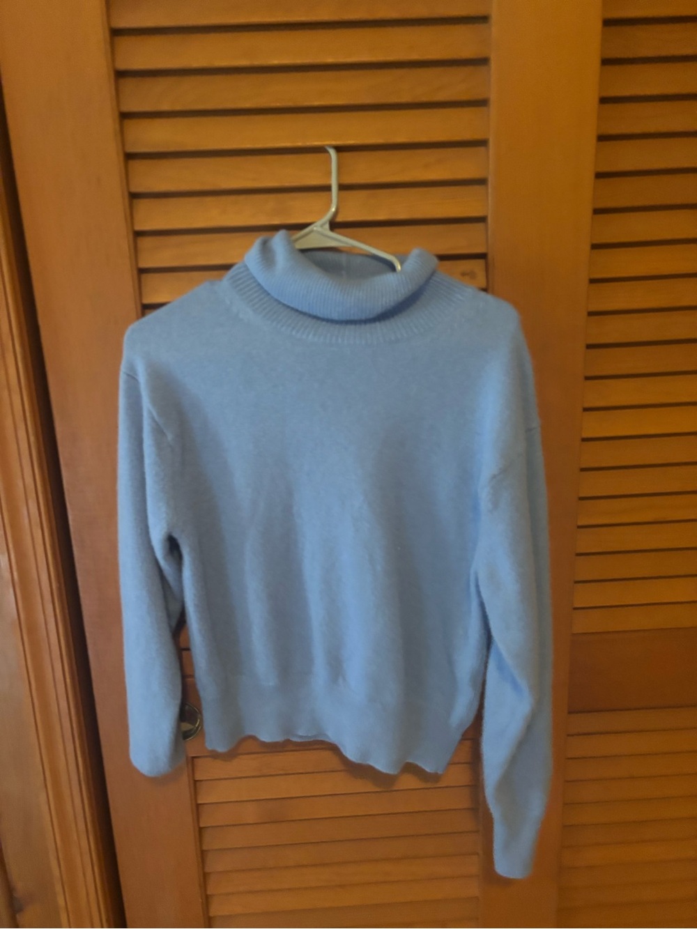 Aritzia Powder Blue Turtleneck Sweater